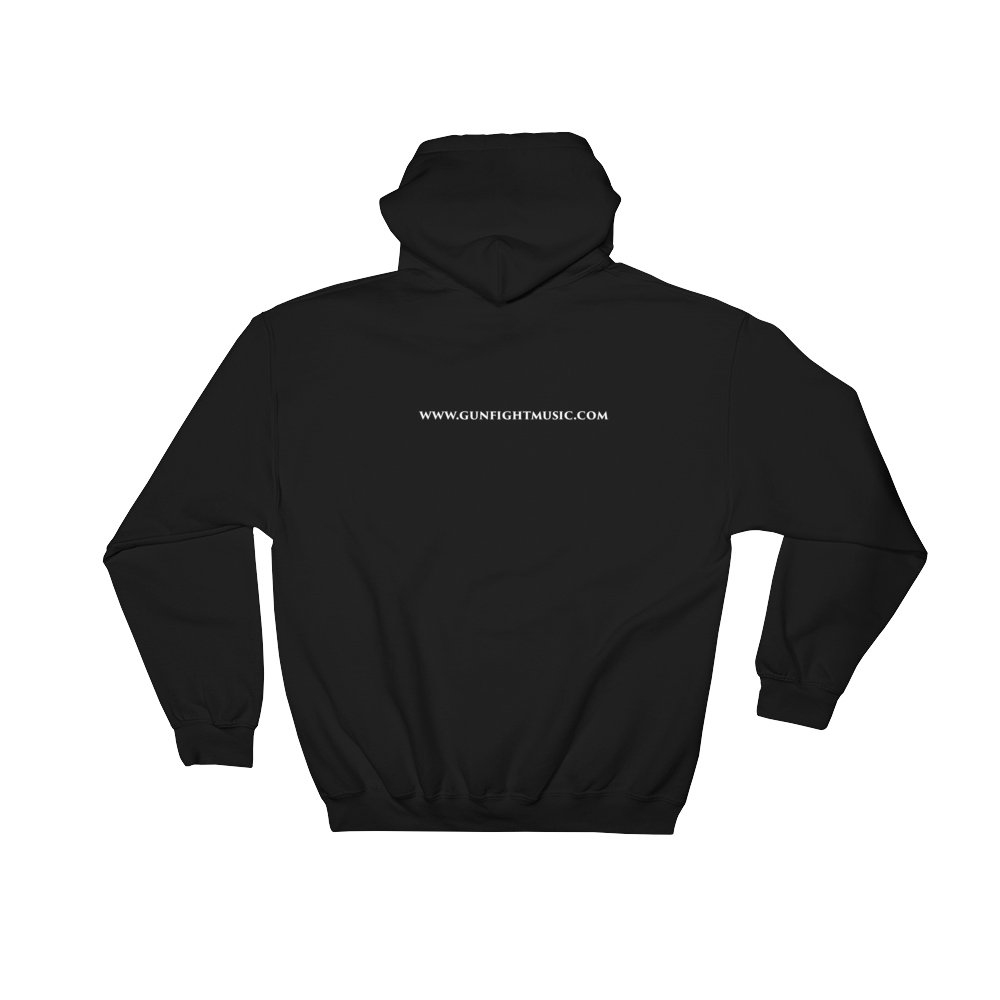 GunFight Logo Hooded Sweatshirt (Black) - GunFight